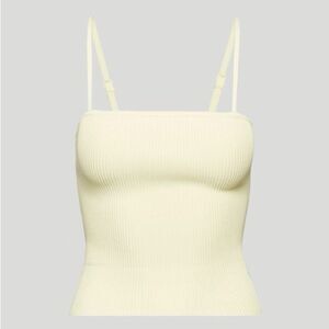 Babaton Contour Chamomile Yellow Sculpt Knit Cami Tank